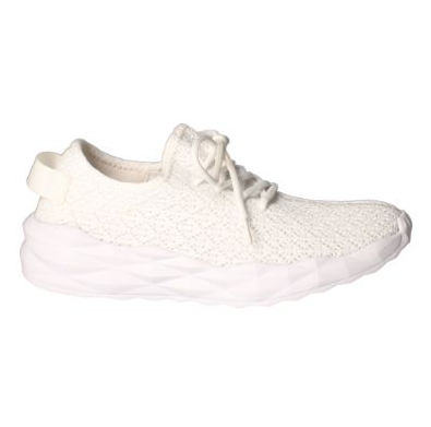 DISPONIBLE EN LIGNE SEULEMENT - J.RENEÉ - BADRIKA - CHAUSSURES - WHITE KNIT FABRIC