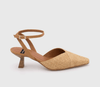 DISPONIBLE EN LIGNE SEULEMENT - ANGEL ALARCON - SOULIERS À TALON - TRENZADO  - 25062-416C - NATUREL - #12