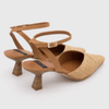 DISPONIBLE EN LIGNE SEULEMENT - ANGEL ALARCON - SOULIERS À TALON - TRENZADO  - 25062-416C - NATUREL - #12