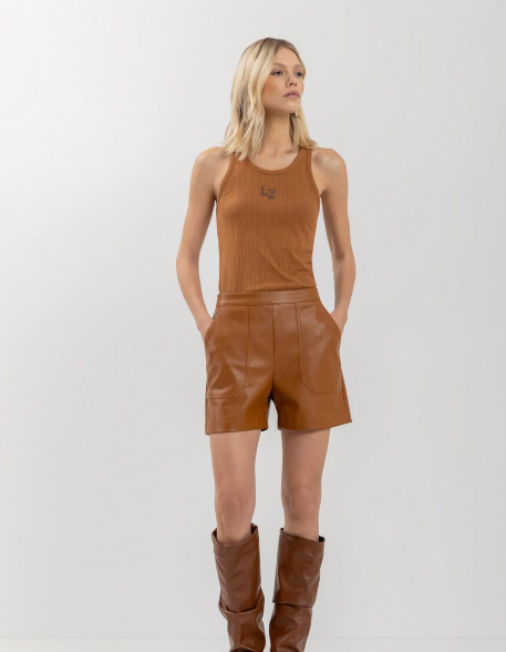 LEZ A LEZ – SHORTS – 7019E-018455 – CARAMEL