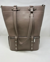 ANNICK LEVESQUE - SAC FOURRE-TOUT EN CUIR 2 EN 1 - ISOTHERME DETACHABLE - CHARLOTTE - TAUPE
