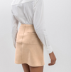 DISPONIBLE EN LIGNE SEULEMENT - LEZ A LEZ – JUPE – 7266E-011571 – BEIGE