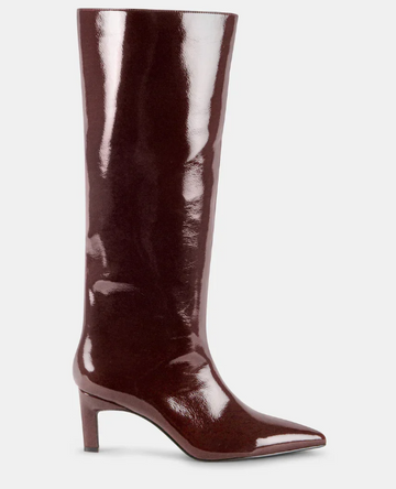 DISPONIBLE EN LIGNE SEULEMENT-STEVE MADDEN - BOTTE TALON - CAIMAN  (#152) - BURGUNDY