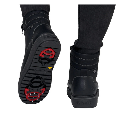 Botte Femme Noir Remonte D0u80-00 (#187)