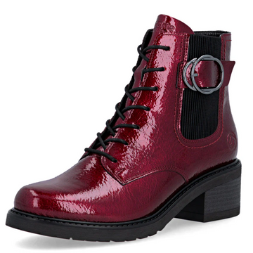 DISPONIBLE EN LIGNE SEULEMENT-Botte Femme Rouge Remonte D1A72-33 (#81)