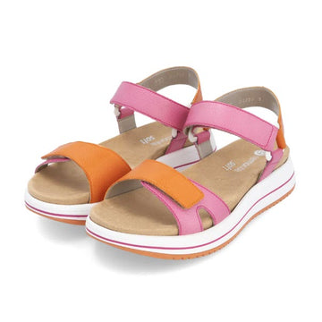 DISPONIBLE EN LIGNE SEULEMNT - REMONTE – SANDALE - D1J57-31 – ROSE MULTI - #70