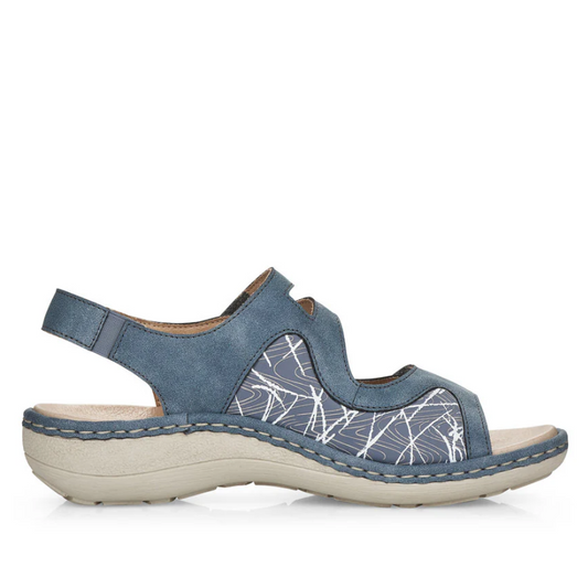 DISPONIBLE EN LIGNE SEULEMENT - REMONTE - SANDALE - D7647-01 (#169) - BLEU