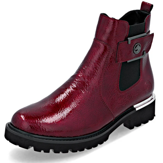 Botte Femme Rouge Remonte D8684-33 (#84)