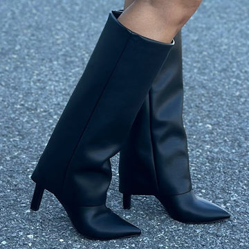 DISPONIBLE EN LIGNE SEULEMENT - CHINESE LAUNDRY - FAVE BOOT - (#10) - NOIR SMOOTH