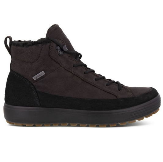 DISPONIBLE EN LIGNE SEULEMENT - ECCO - BOTTES - #1195 - NOIR/MOKA