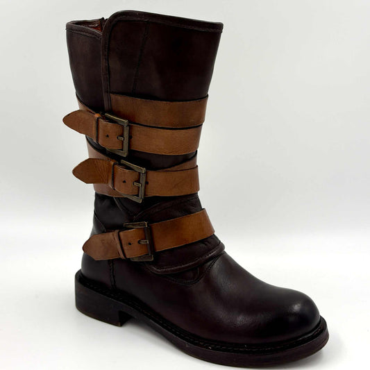 DISPONIBLE EN LIGNE SEULEMENT-Botte Femme Chocolat Smooth L'orange Ellie-20 (#3)