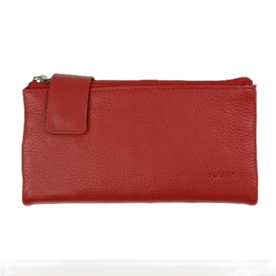 NAPPA - PORTEFEUILLE - HERMES RED - EVELYN