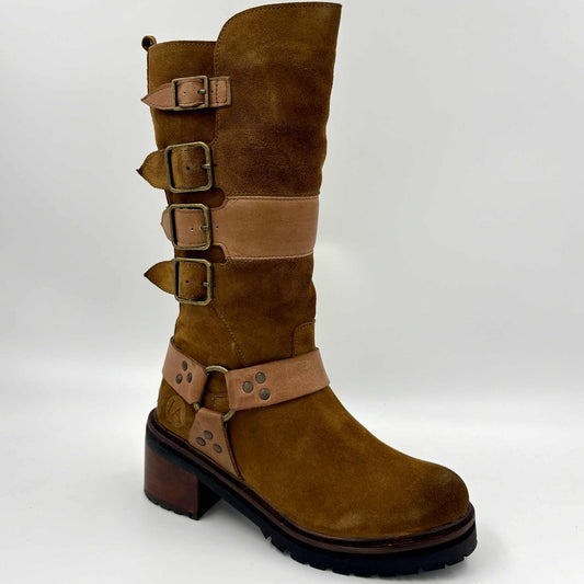 DISPONIBLE EN LIGNE SEULEMENT-Botte Femme Tan Suede L'orange Faith-23 (#4)