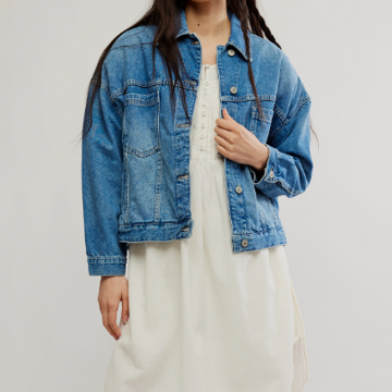 FREE PEOPLE - VESTE JEANS - OPAL - OB1470242-4010