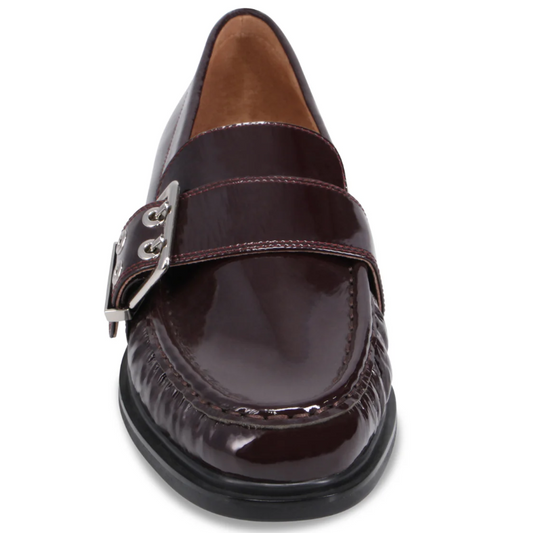 Mocassins Femme Burgundy Cuir Genelle (#13)