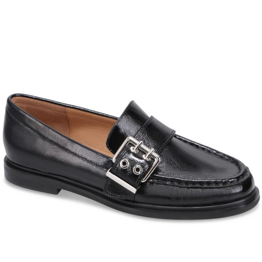 Mocassins Femme Noir Cuir Genelle (#12)