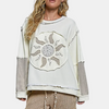 Chandail Femme Creme Pol Clothing Gkt721
