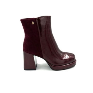 DISPONIBLE EN LIGNE SEULEMENT-Botte Talon Femme Burgundy Aqua-Flex Groovy-40 (#32)