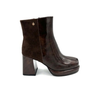 DISPONIBLE EN LIGNE SEULEMENT-Botte Talon Femme Bronze Aqua-Flex Groovy-83 (#31)