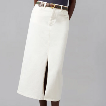 Jupe Femme Blanc Lola Denim Halston