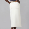 Jupe Femme Blanc Lola Denim Halston