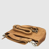 SAC A MAIN EN CUIR - HUNT - HU564566-122 TAN