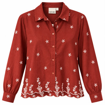Blouse ICHI 20126789-191331 Rouille