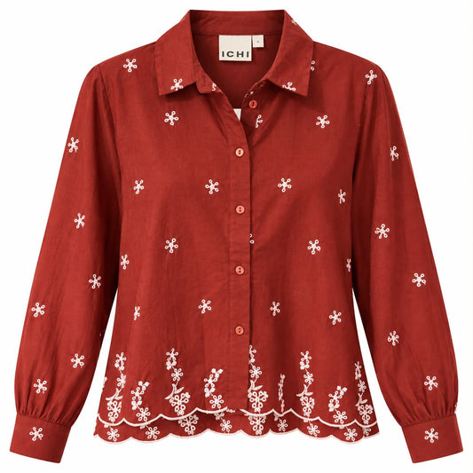 Blouse ICHI 20126789-191331 Rouille