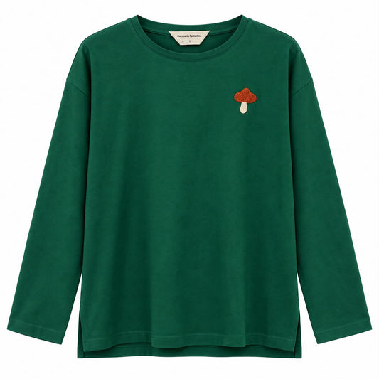 T-shirt 100 % coton à rayures noires imprimées COMPANIA FANTASTICA 63C/42018