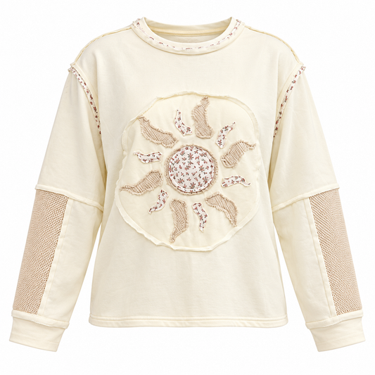 Chandail Femme Creme Pol Clothing Gkt721
