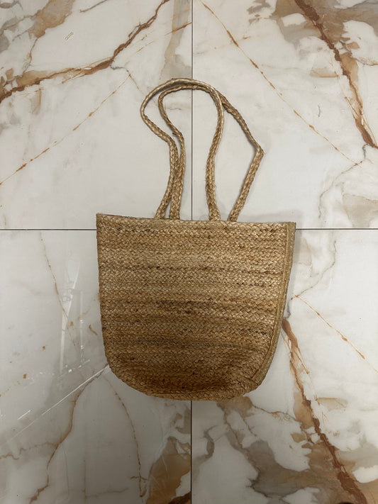 DISPONIBLE EN LIGNE SEULEMENT - COLAB - SAC EN JUTE - #7337 - DORÉ
