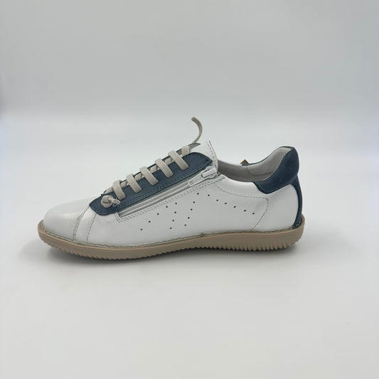 DISPONIBLE EN LIGNE SEULEMENT -  CHACAL - CHAUSSURES - #5816 - CERALINE BLANCO - JEANS