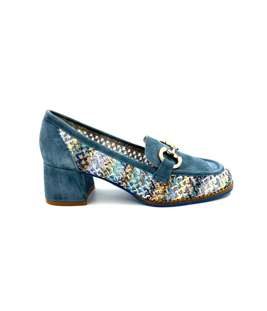 DISPONIBLE EN LIGNE SEULEMENT - TYCHE - SOULIERS À TALONS - SUMMER - DENIM