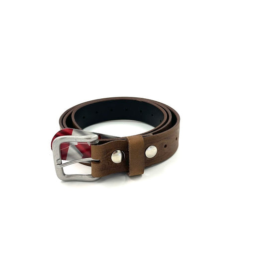 J. AUDET - CEINTURES - CUIR - JA109UNF - EMBOSSÉ - WESTERN