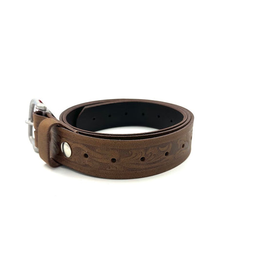 J. AUDET - CEINTURES - CUIR - JA109UNF - EMBOSSÉ - WESTERN