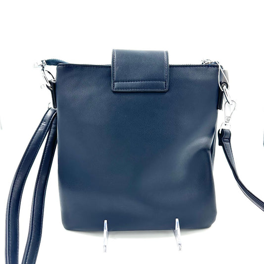 MANNOCHIO - SAC À MAIN - 86399-9 - BLEU MARINE