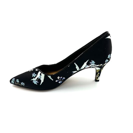 DISPONIBLE EN LIGNE SEULEMENT - JRENEÉ - SOULIERS À TALONS - ABIGAILE - FLORAL FABRIC
