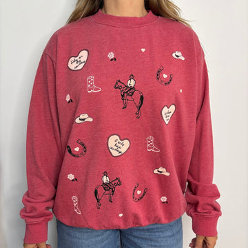 Crew Neck Hrt & Luv Tattoo #FV27