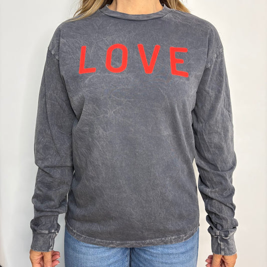 T-shirt Manche Longue Hrt & Luv LOVE  #FV25