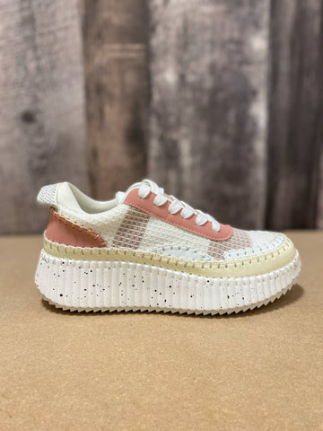 TYCHE - CHAUSSURES - #43 - SAUMON / BEIGE / BLANC