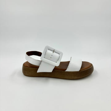 DISPONIBLE EN LIGNE SEULEMENT - BUENO - SANDALE - JULIAN - #101 - BLANC