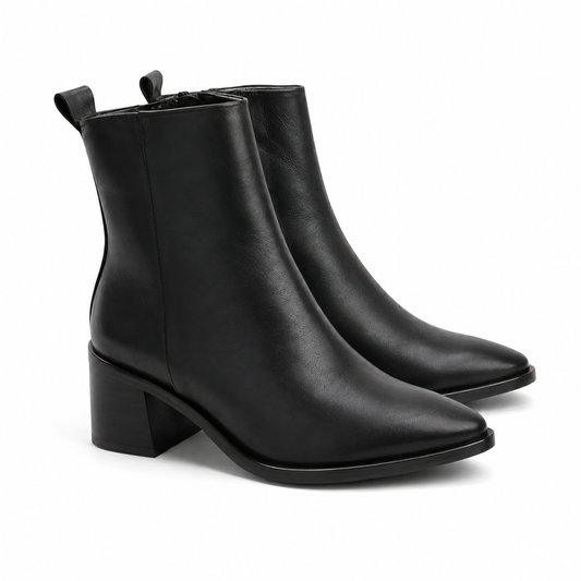 Bottillon à zip - Femme - cuir Miz Mooz JESSICA