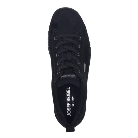 Soulier lacé suédé noir 55357-fl236-100 #156