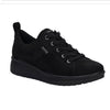 Soulier lacé suédé noir 55357-fl236-100 #156