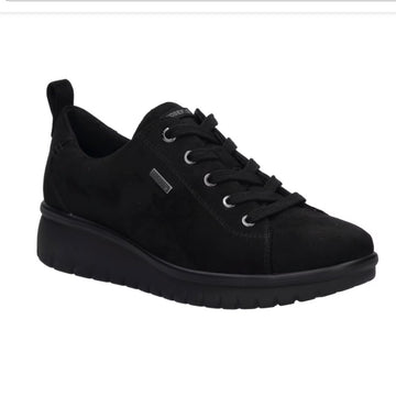 Soulier lacé suédé noir 55357-fl236-100 #156