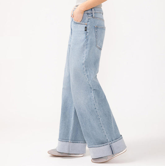 SILVER JEANS - Highly Desirable - JEANS JAMBE LARGE TAILLE HAUTE- L28952AGR209