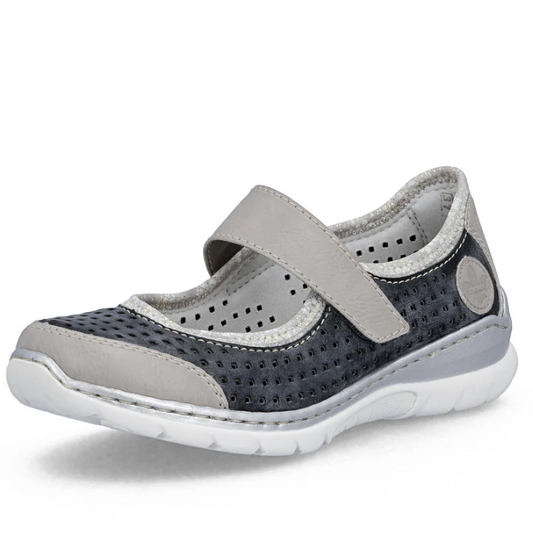 Souliers Femme Bleu Rieker L32B5-42 (#137)