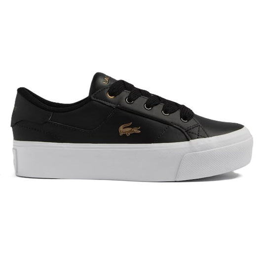 LACOSTE – SNEAKERS ZIANE PLATFORM – 7-45CFA0013 (#22) – CUIR NOIR