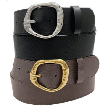 Ceinture en cuir véritable - B29951 - Landes