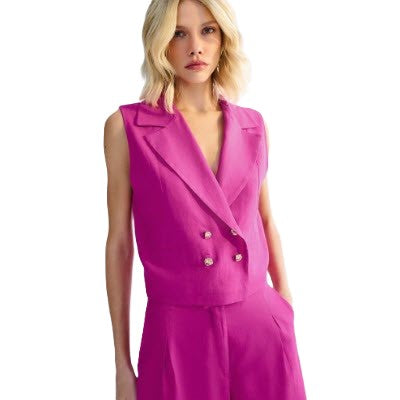 DISPONIBLE EN LIGNE SEULEMENT - LEZ A LEZ - VESTE - 3190E-015666 - ROSA DELIGHT